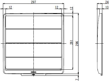 東芝 換気扇・交換用フィルター F-20WF 3枚×2袋 TOSHIBA