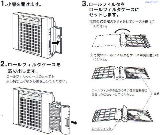 ダイキン ロール光触媒 フィルター KAC90 KAC91 アンモニア特化型 脱臭