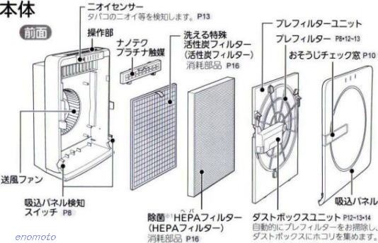 三菱電機空気清浄機 フィルター MAPR853HFT MAPR854HFT MAPR856HFT