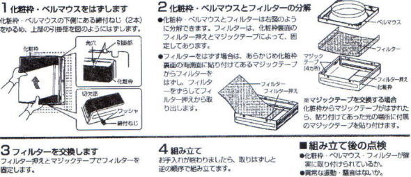 東芝 換気扇・交換用フィルター F-20WF 3枚×2袋 TOSHIBA
